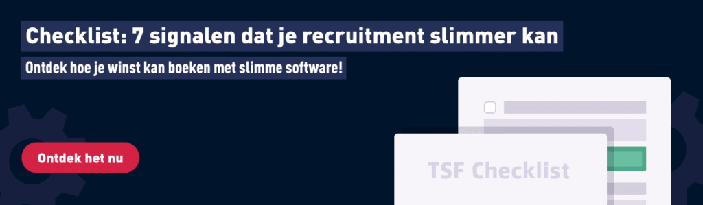 Banner checklist 7 signalen dat je recruitment slimmer kan